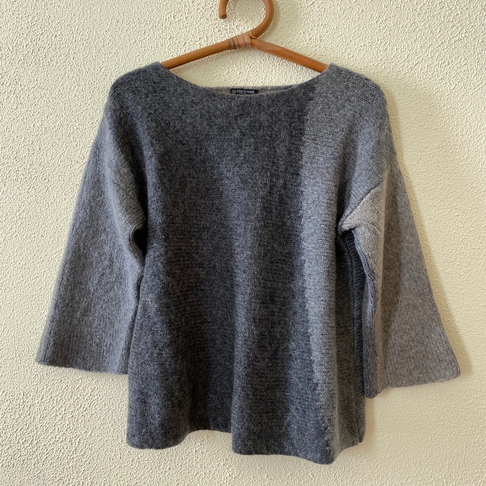 Eileen Fisher Minimalist Colorblock Sweater MP